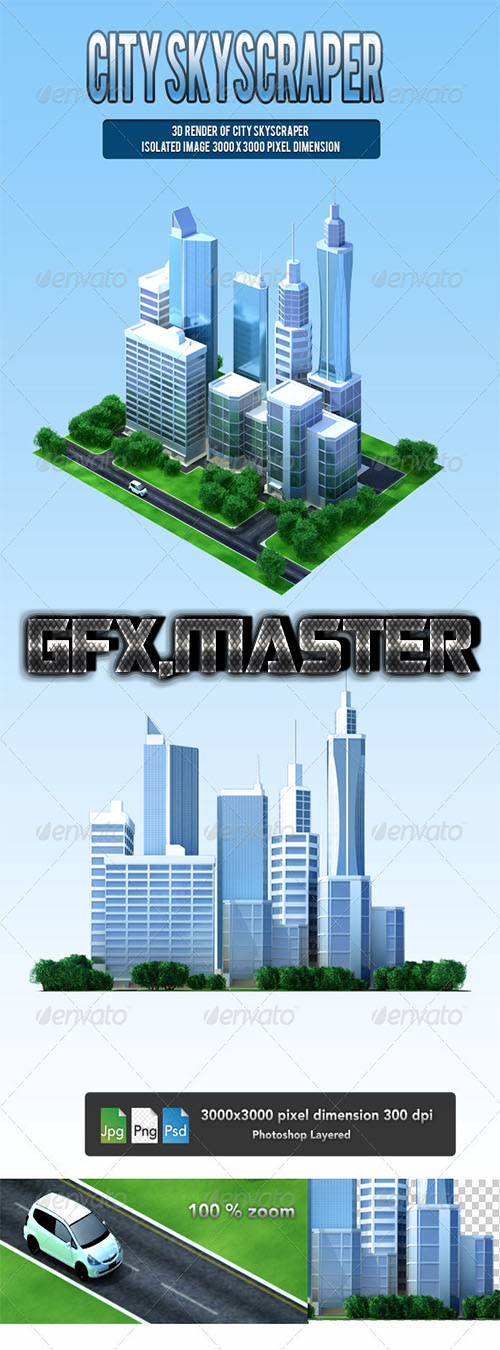 GraphicRiver - City Skyscraper