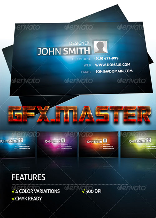 GraphicRiver - 4 Colors Business Card