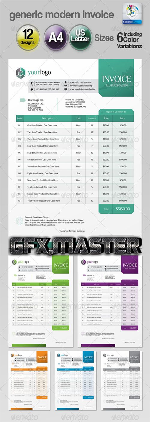 GraphicRiver - Generic Modern Invoice