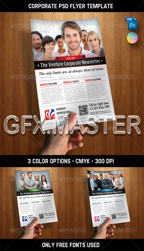 GraphicRiver - Corporate PSD Flyer Template