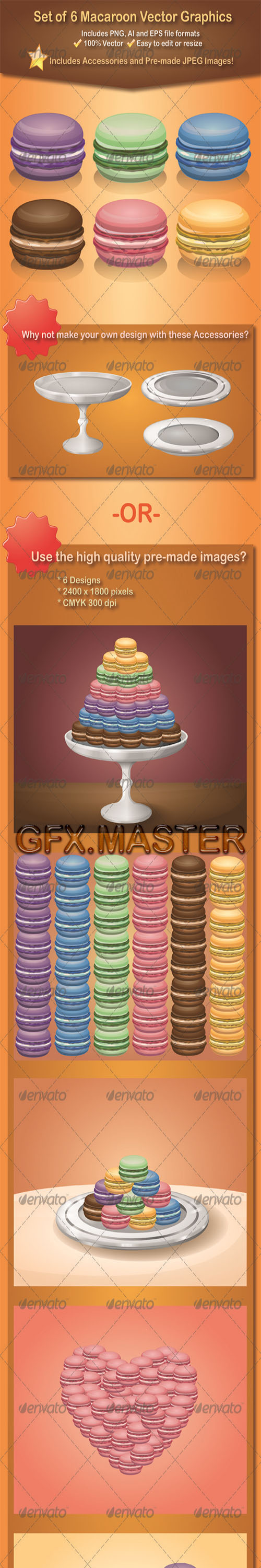 GraphicRiver - Macaroon Vector Graphics