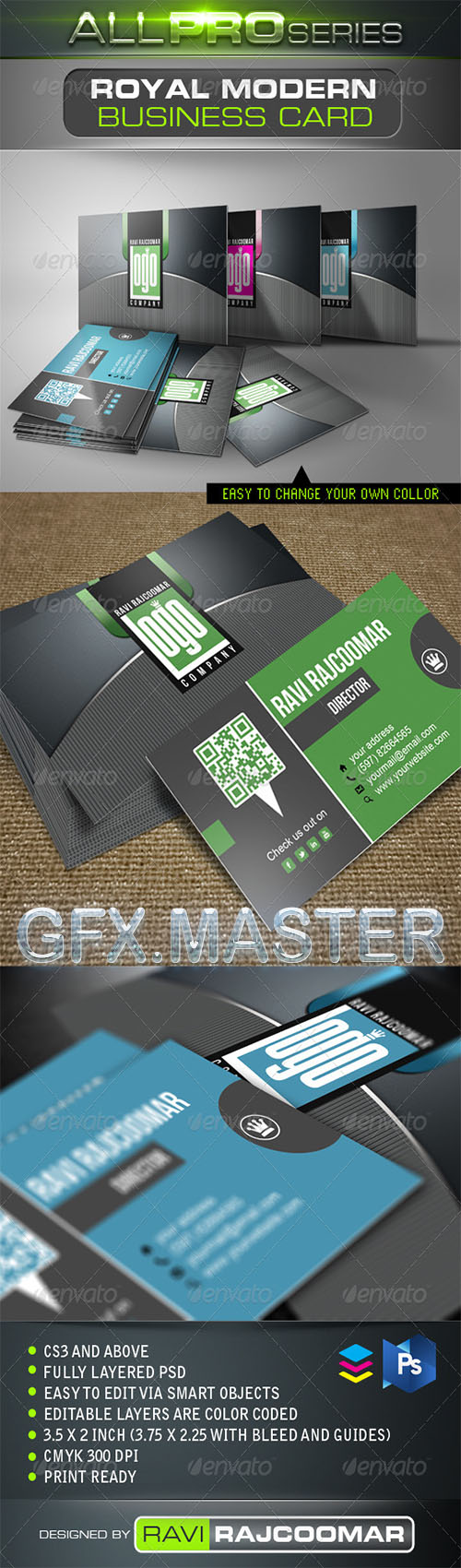 GraphicRiver - Royal Modern Business Card