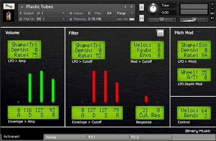 Binary Music Valve 4 Op For Kontakt 4 LIBRARY