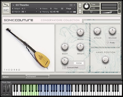 SonicCouture The Conservatoire Collection 03 Theorbo KONTAKT-KRock