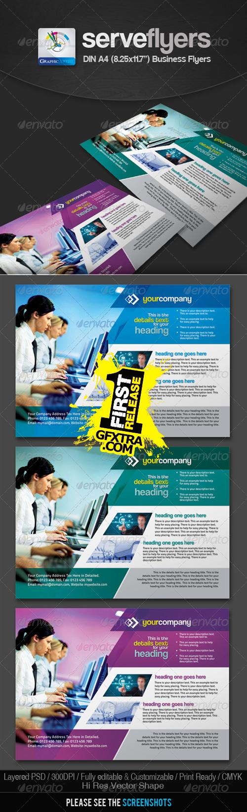 GraphicRiver: Serv Multipurpose Business Flyers