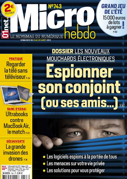 Micro Hebdo 743 - 9 au 22 Aout 2012  