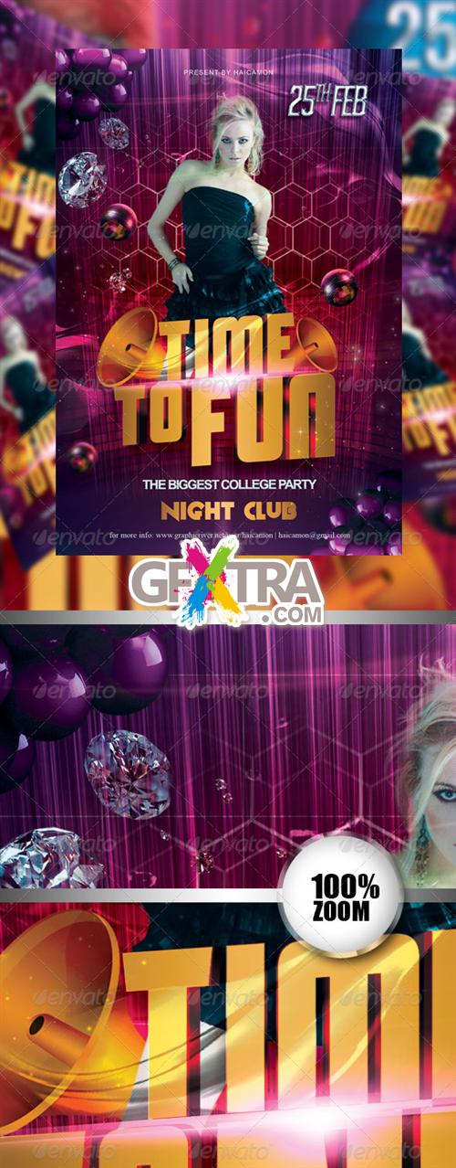 GraphicRiver: Time To Fun Party Flyer