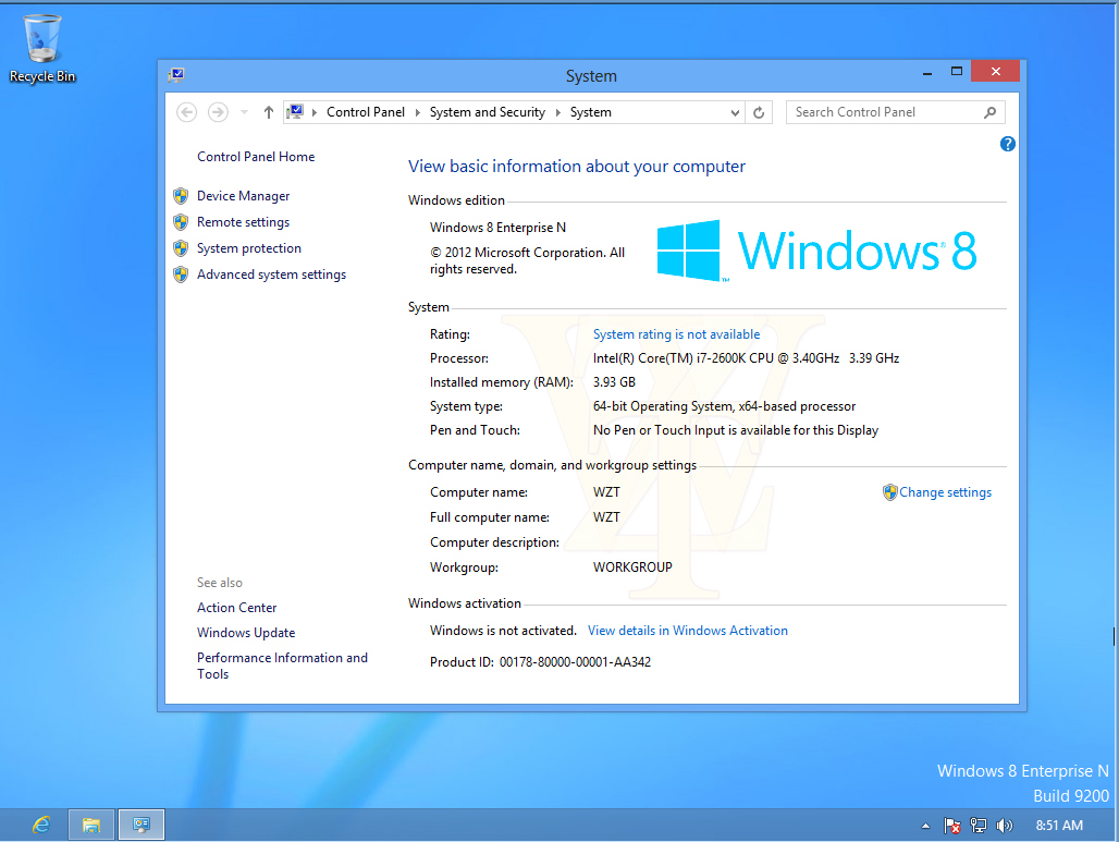 Microsoft Windows 8 Enterprise Final(X32Bit)