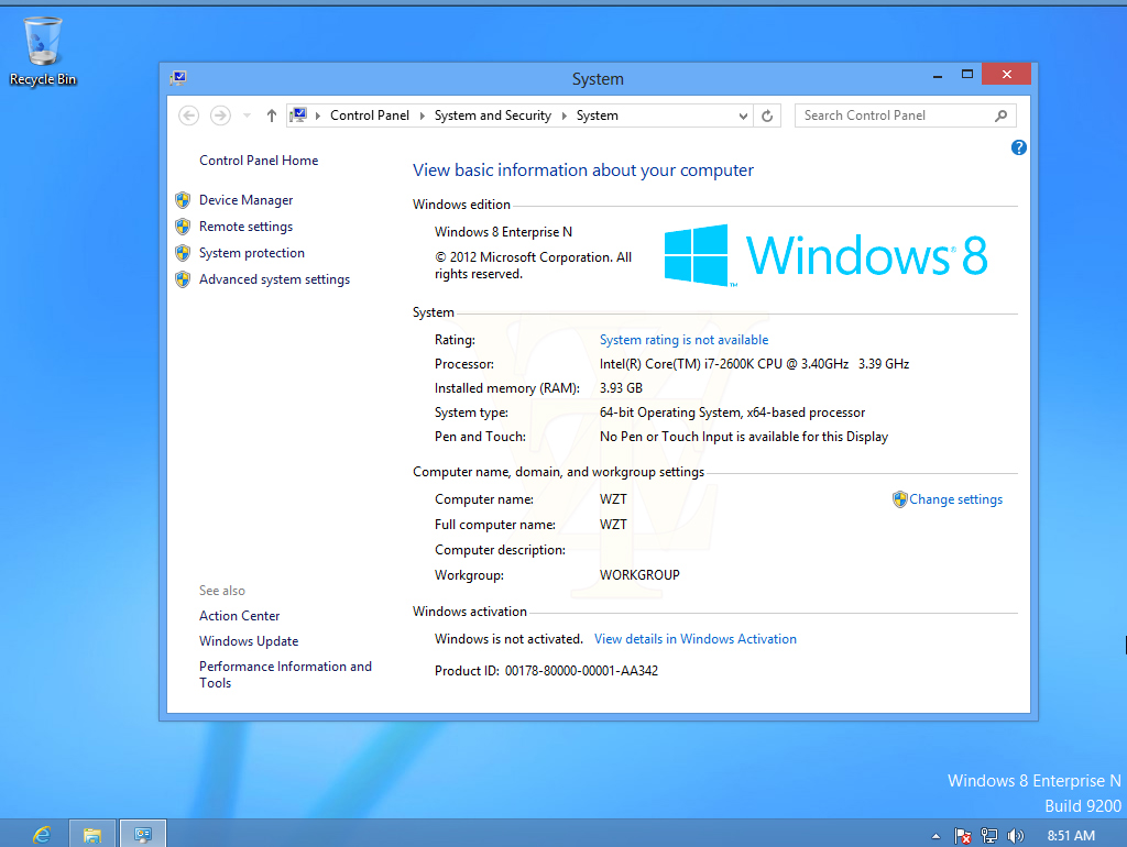 Microsoft Windows 8 Enterprise Final(X32Bit)