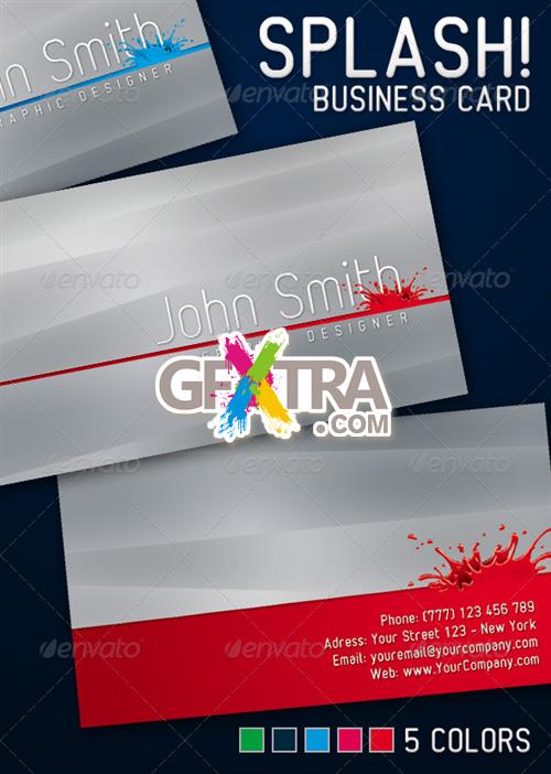 GraphicRiver: Splash Business Card