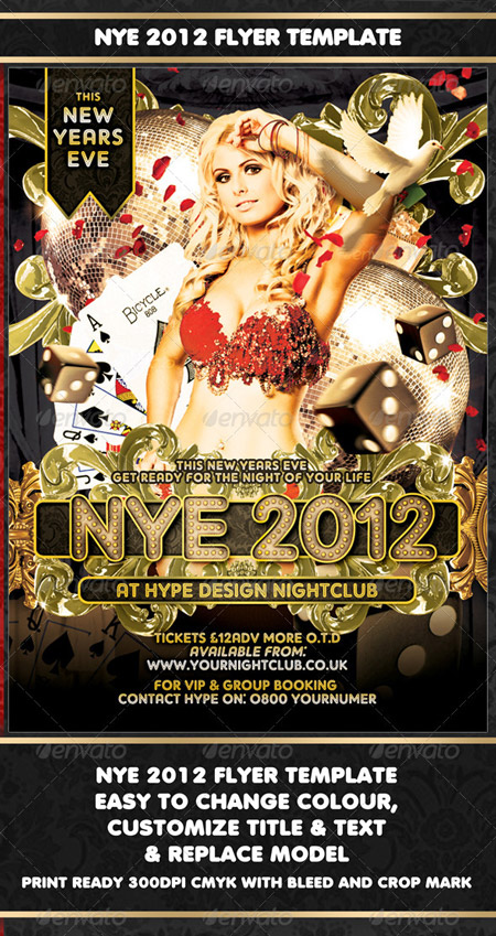 GraphicRiver: NYE 2012 Flyer Template