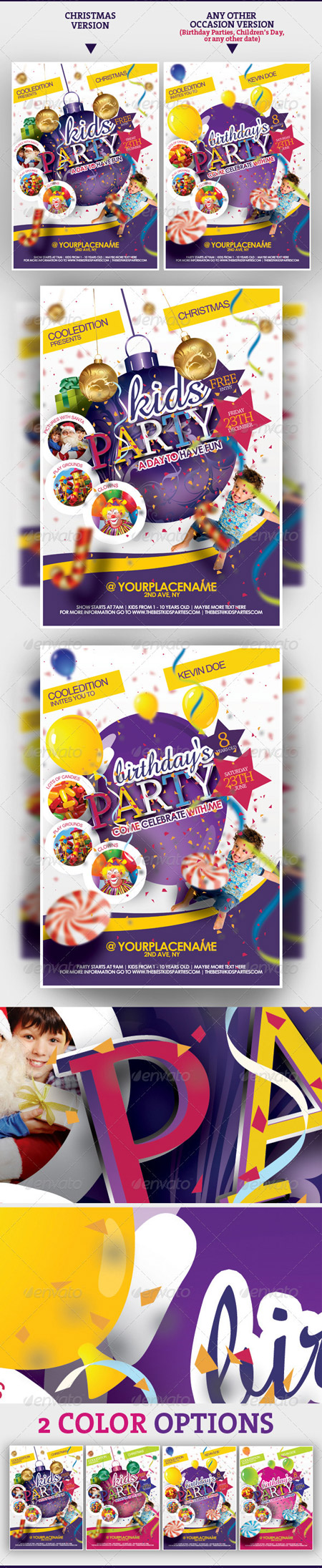 GraphicRiver Best Kids Party Flyer