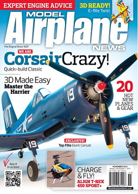 Model Airplane News Magazine November 2012  