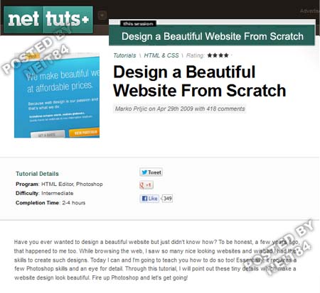 Design a Beautiful Website From Scratch - NetTuts+