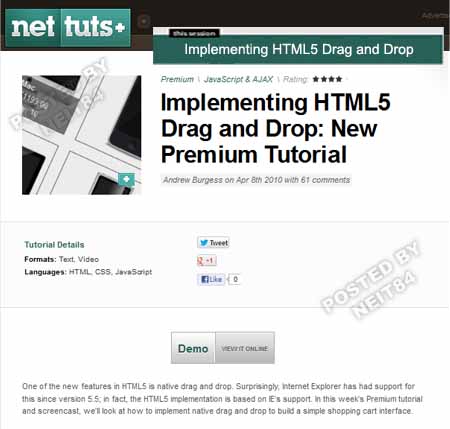 Implementing HTML5 Drag and Drop - NetTuts+