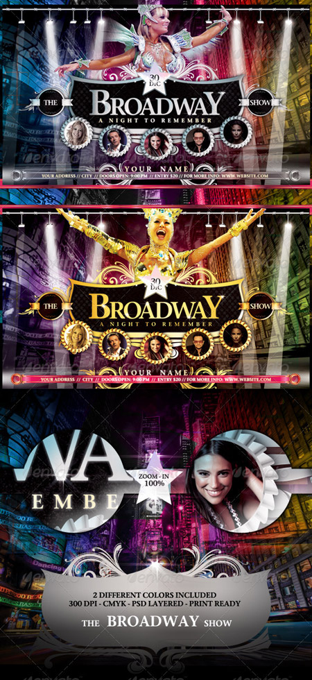 GraphicRiver: The Broadway Show Flyer Template