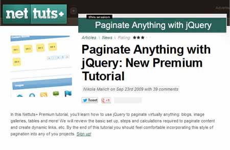 Paginate Anything with jQuery - NetTuts+