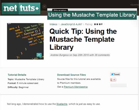 Using the Mustache Template Library - NetTuts+