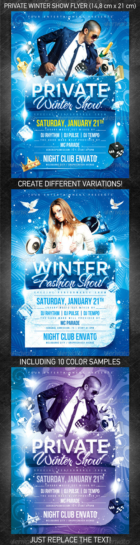 GraphicRiver Private Winter Show Flyer