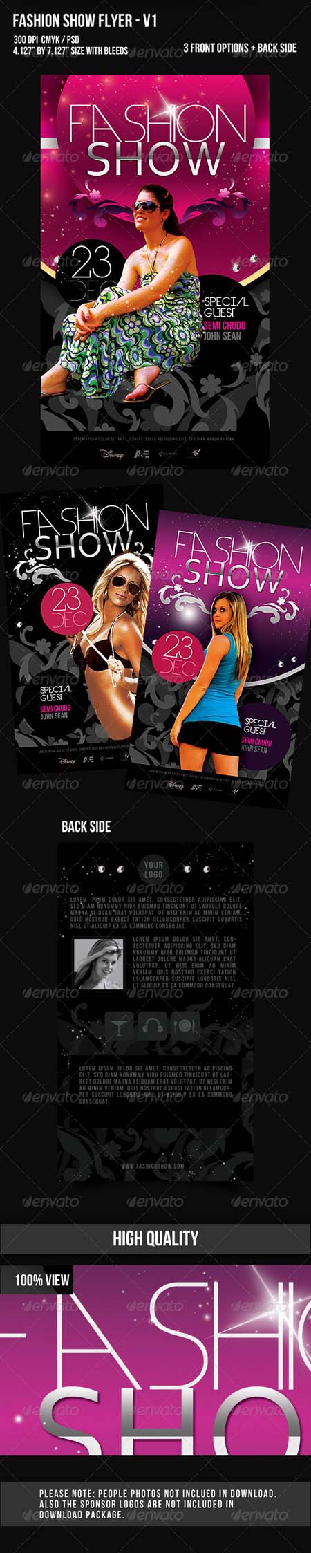 GraphicRiver Fashion Show Flyer - V1