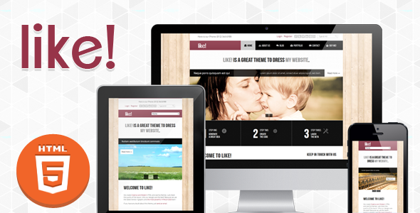 ThemeForest - Like! - Responsive Multipurposes HTML5/CSS3 Theme