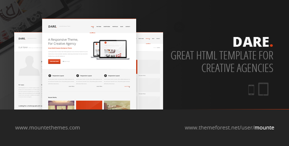 ThemeForest - Dare - Responsive HTML Template