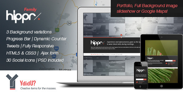 ThemeForest - Hippr - A Modern Responsive Template