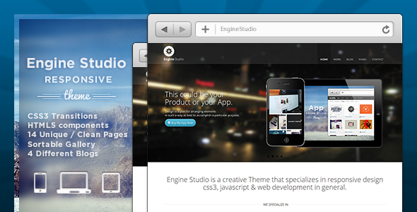 ThemeForest - Engine - Studio RWD