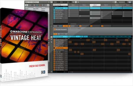 Native Instruments Maschine Expansion Vintage Heat-R2R