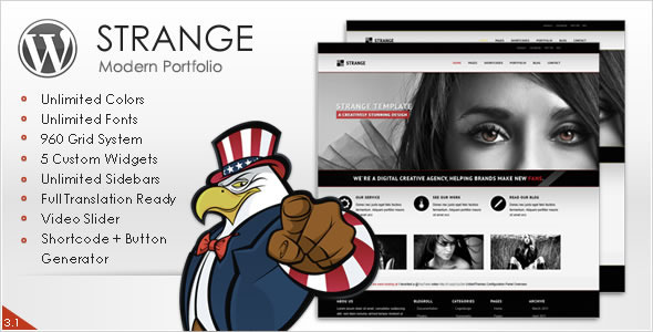 ThemeForest - Strange v.3.1 - Modern Portfolio WordPress Theme