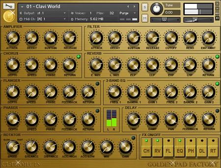 Sampleism CL-Projects Golden Pad Factory Inspiring Pad Sounds KONTAKT-KRock