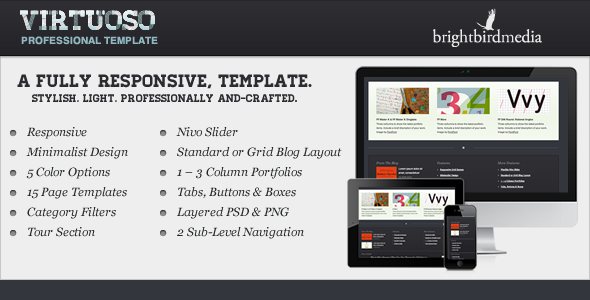 ThemeForest - Virtuoso - Clean Themplates