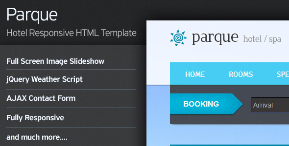 ThemeForest - Parque - Hotel Responsive HTML Template