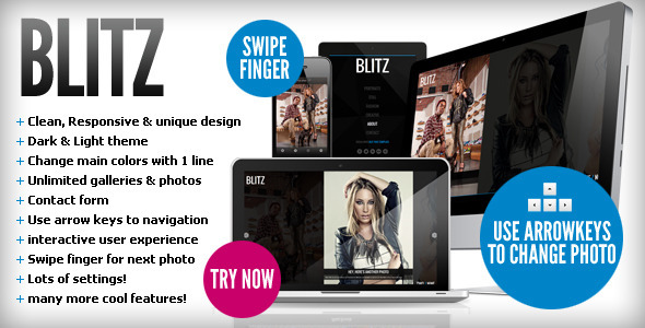 ThemeForest - Blitz - Responsive & Unique HTML template