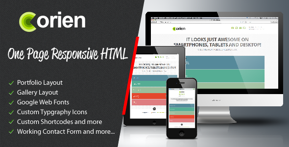 ThemeForest - Orien - One Page Responsive HTML5 Template