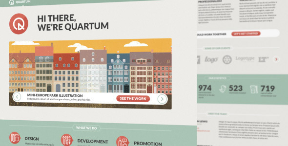 ThemeForest - Quartum - Site Template