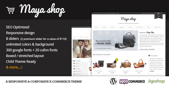 ThemeForest - MayaShop v.1.6 - A Flexible Responsive e-Commerce Theme