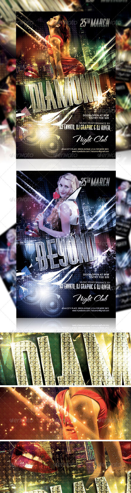 GraphicRiver Night Club Party Flyer Vol_1