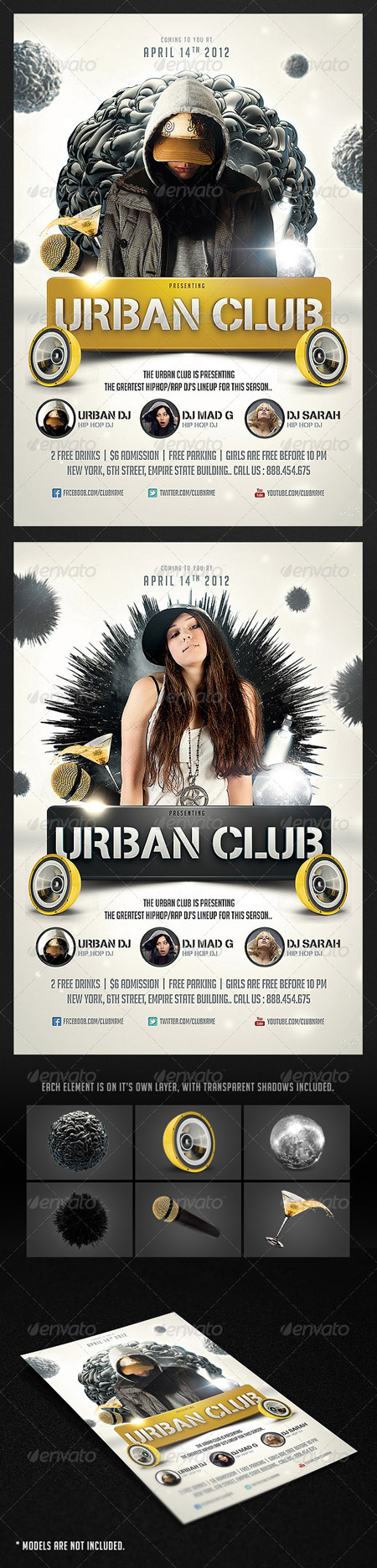 GraphicRiver Urban Club Flyer