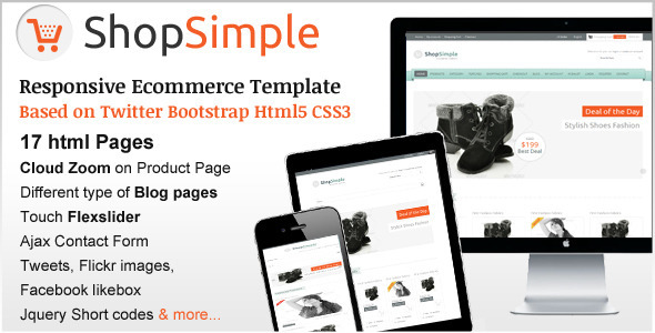 ThemeForest - ShopSimple - Responsive Ecommerce Template