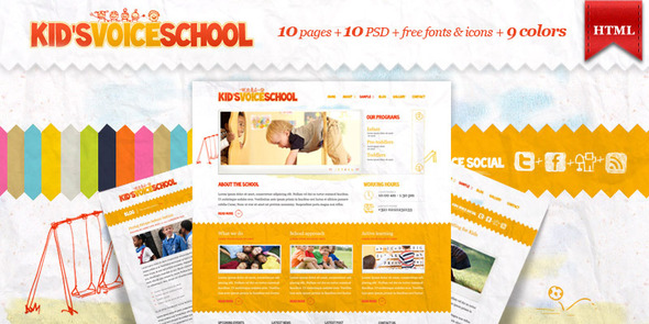 ThemeForest - Kids Voice School v.1.3 - HTML Template