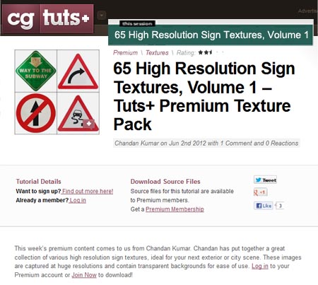 65 High Resolution Sign Textures, Volume 1 - Tuts+ Premium Texture Pack