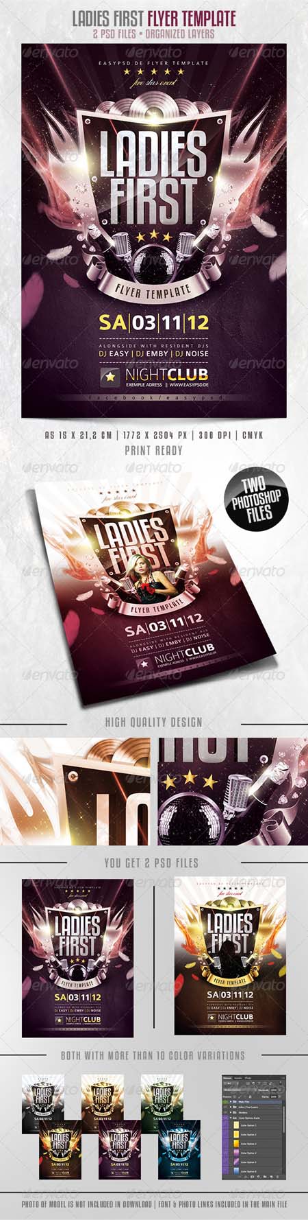 GraphicRiver: Ladies First Flyer Template