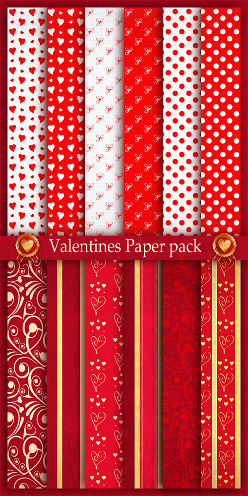 Valentines Papers Pack