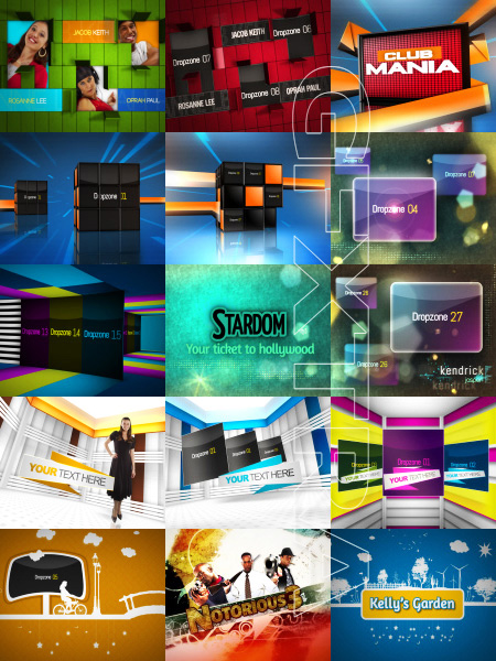 After Effects Projects Big Pack No 1