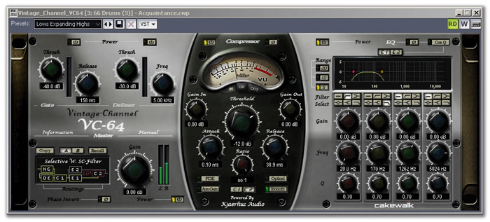 Cakewalk Vintage Channel VC 64 v1.1 UNLOCKED-R2R