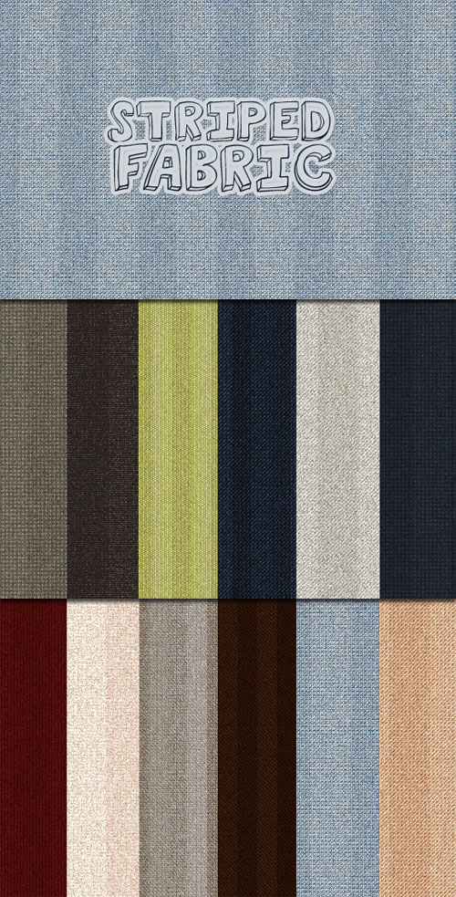 WeGraphics - Seamless Striped Fabric Patterns