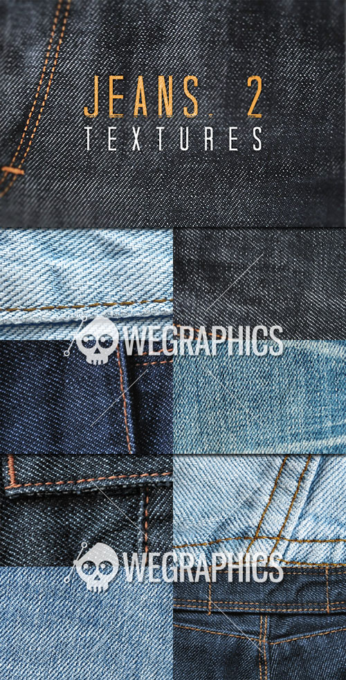 WeGraphics - Denim Jeans Textures vol. 2