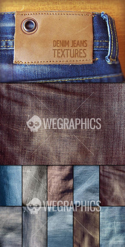 WeGraphics - Denim Jeans Textures