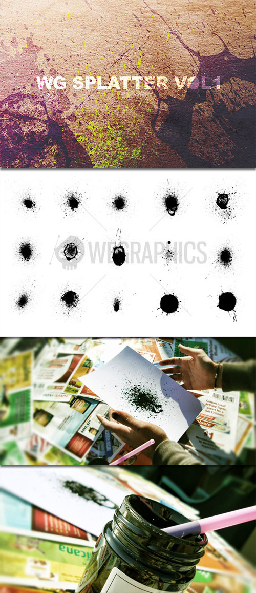 WeGraphics - Splatters vol 1